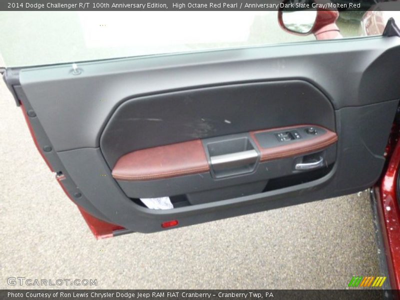 High Octane Red Pearl / Anniversary Dark Slate Gray/Molten Red 2014 Dodge Challenger R/T 100th Anniversary Edition