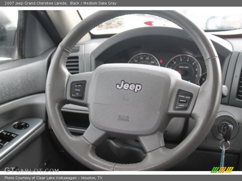 Black / Medium Slate Gray 2007 Jeep Grand Cherokee Laredo