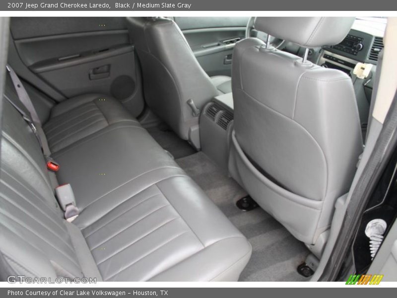 Black / Medium Slate Gray 2007 Jeep Grand Cherokee Laredo