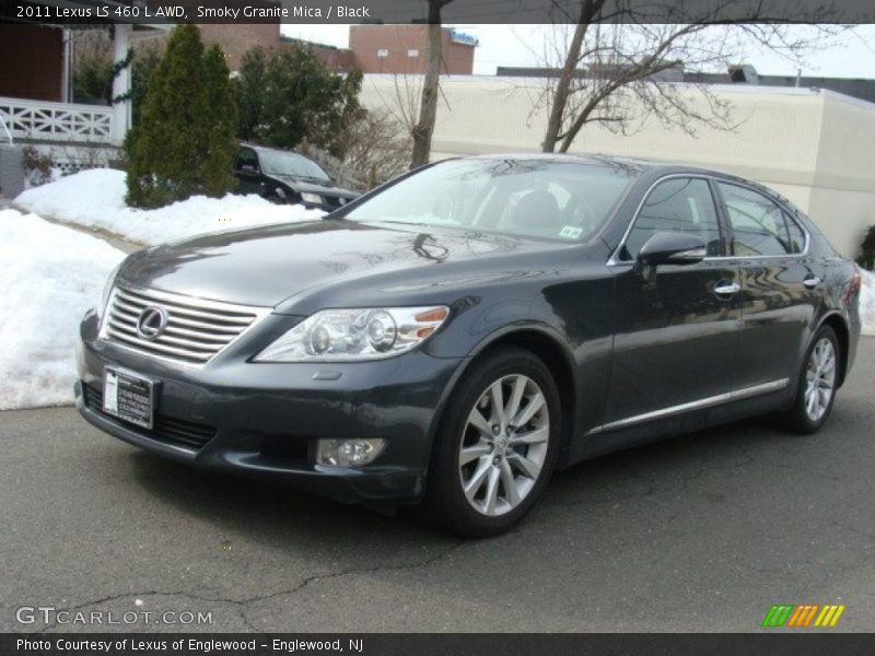 Smoky Granite Mica / Black 2011 Lexus LS 460 L AWD
