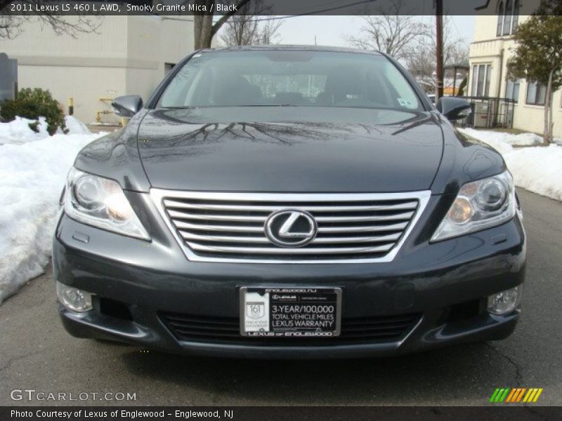 Smoky Granite Mica / Black 2011 Lexus LS 460 L AWD