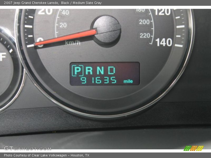 Black / Medium Slate Gray 2007 Jeep Grand Cherokee Laredo