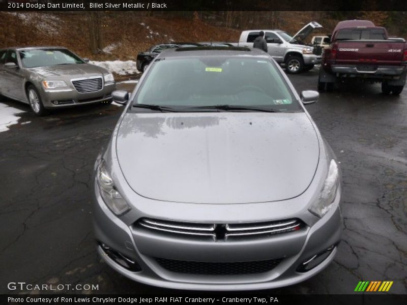 Billet Silver Metallic / Black 2014 Dodge Dart Limited