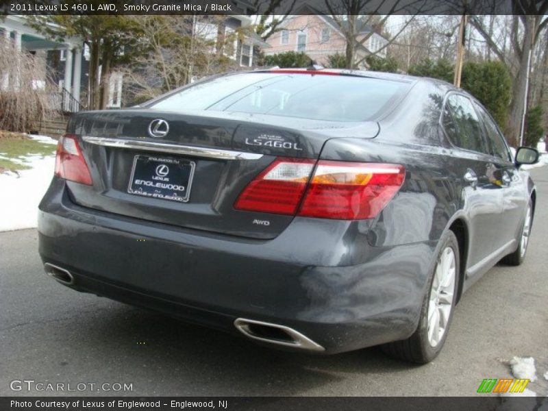 Smoky Granite Mica / Black 2011 Lexus LS 460 L AWD