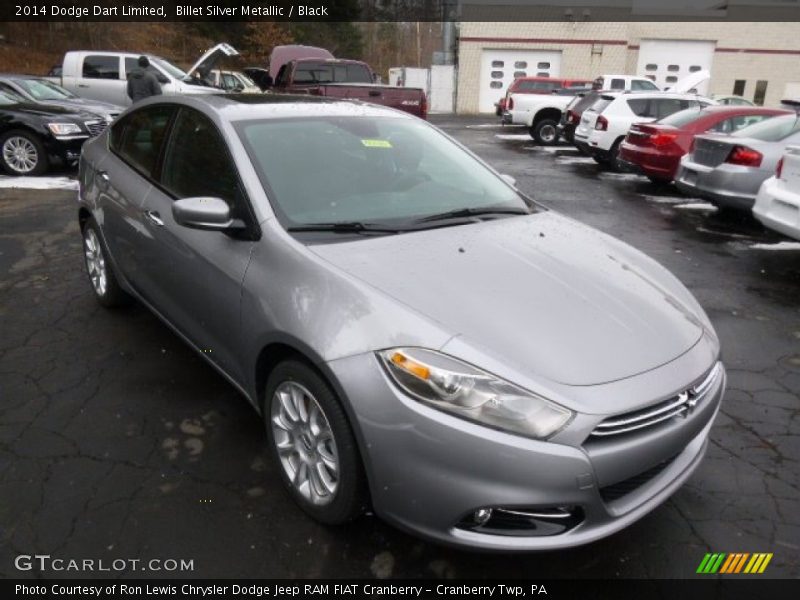 Billet Silver Metallic / Black 2014 Dodge Dart Limited