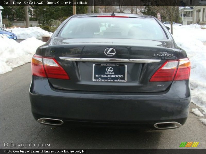 Smoky Granite Mica / Black 2011 Lexus LS 460 L AWD