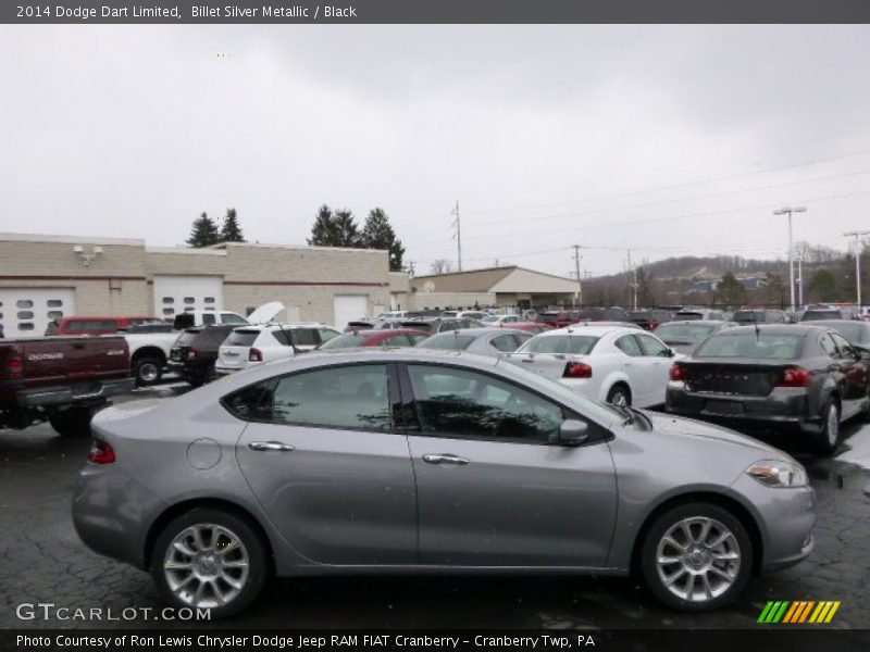 Billet Silver Metallic / Black 2014 Dodge Dart Limited