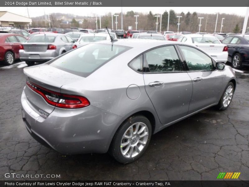 Billet Silver Metallic / Black 2014 Dodge Dart Limited