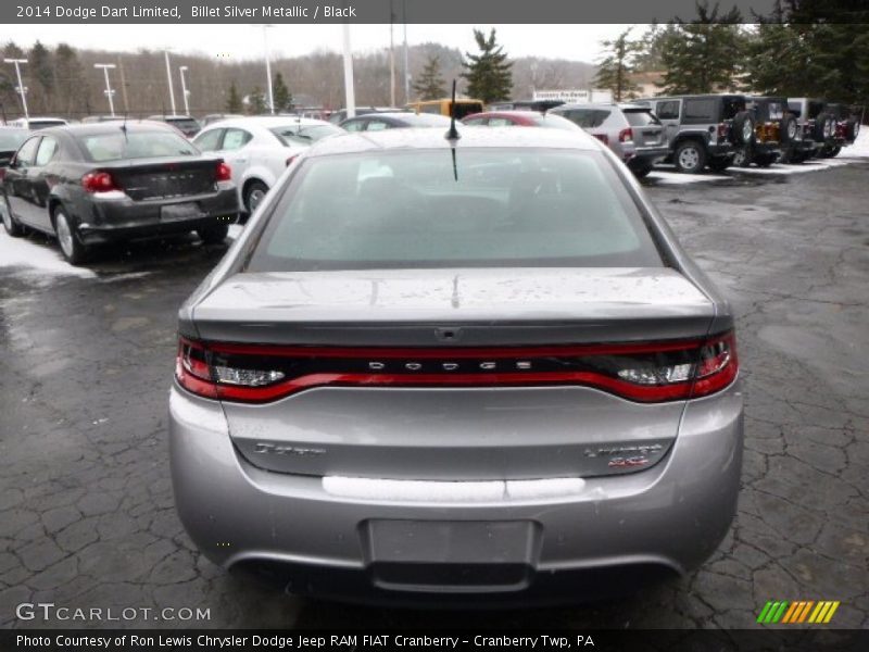 Billet Silver Metallic / Black 2014 Dodge Dart Limited