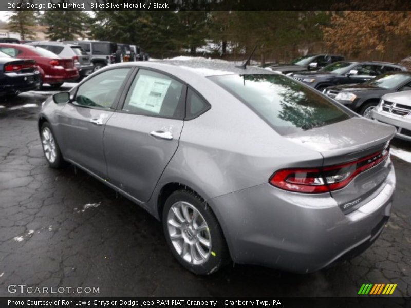 Billet Silver Metallic / Black 2014 Dodge Dart Limited