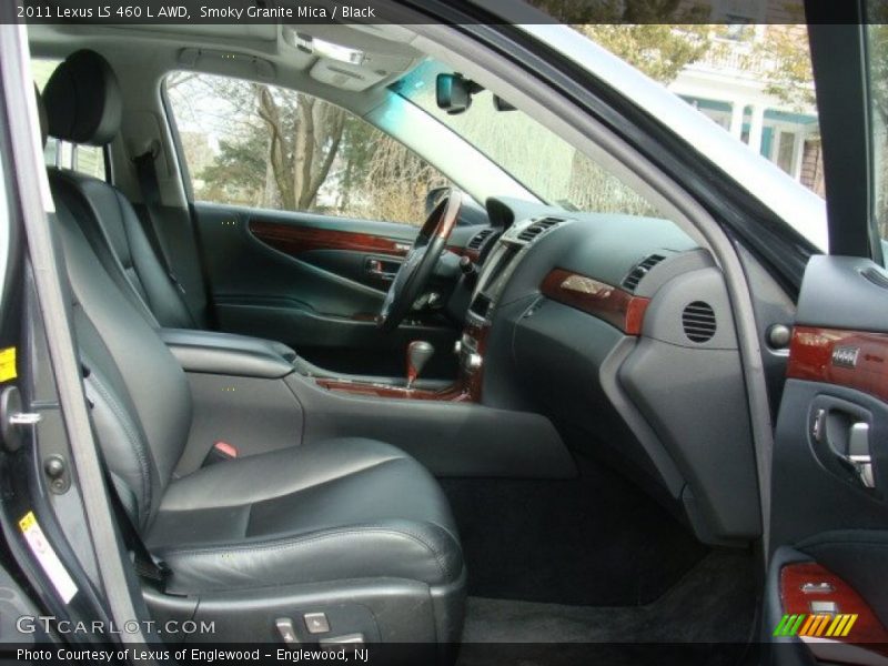 Smoky Granite Mica / Black 2011 Lexus LS 460 L AWD