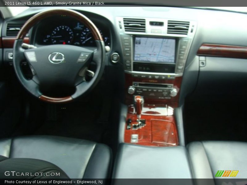 Smoky Granite Mica / Black 2011 Lexus LS 460 L AWD