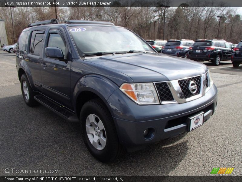 Silverton Blue Pearl / Desert 2006 Nissan Pathfinder SE 4x4