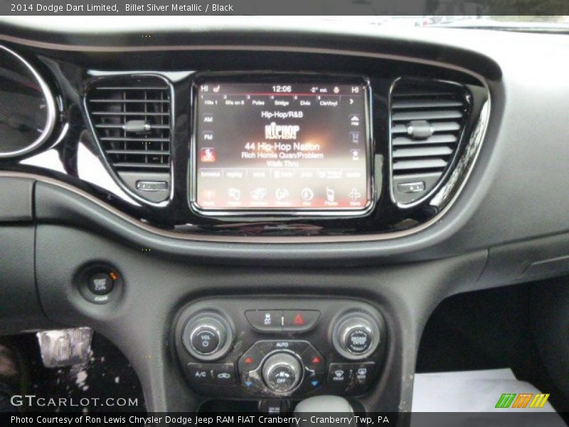 Billet Silver Metallic / Black 2014 Dodge Dart Limited