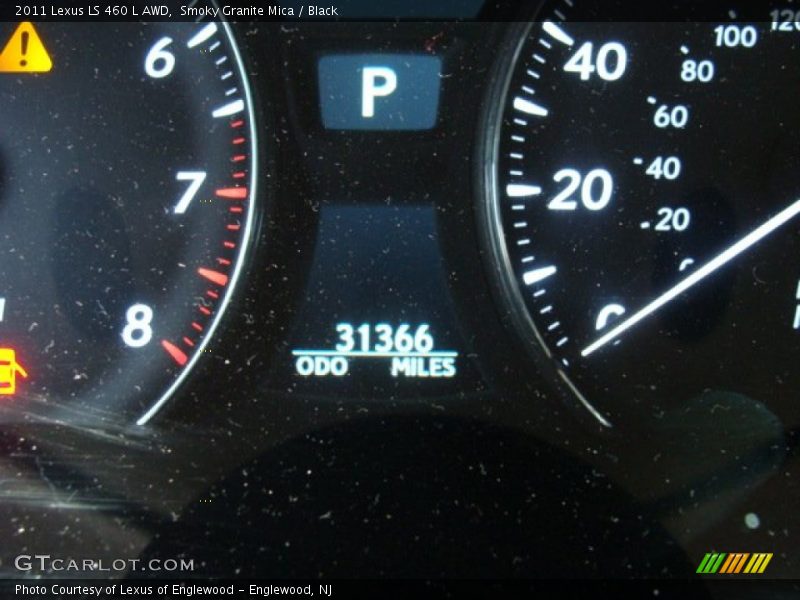 Smoky Granite Mica / Black 2011 Lexus LS 460 L AWD