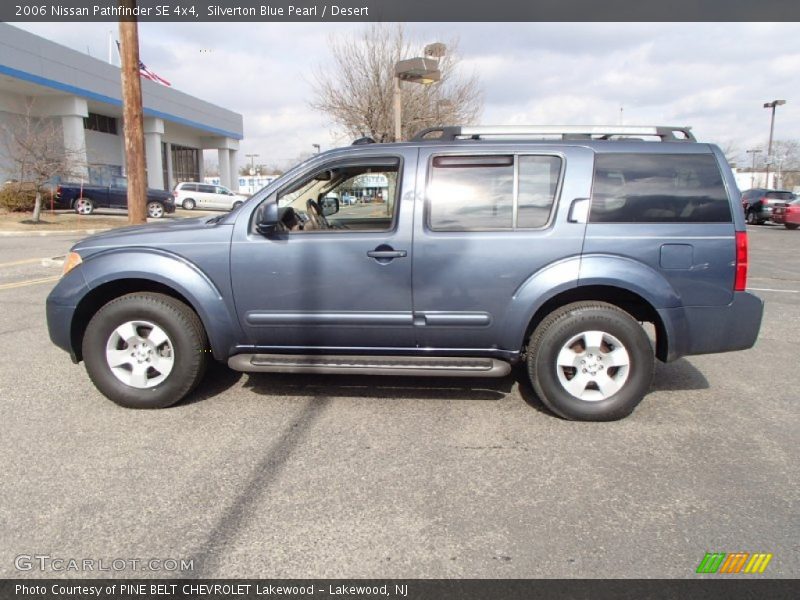 Silverton Blue Pearl / Desert 2006 Nissan Pathfinder SE 4x4
