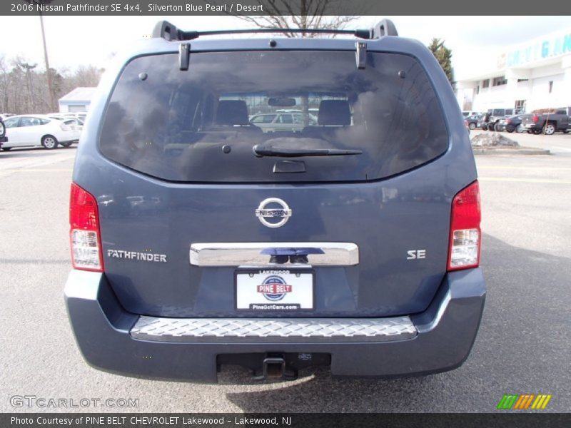 Silverton Blue Pearl / Desert 2006 Nissan Pathfinder SE 4x4