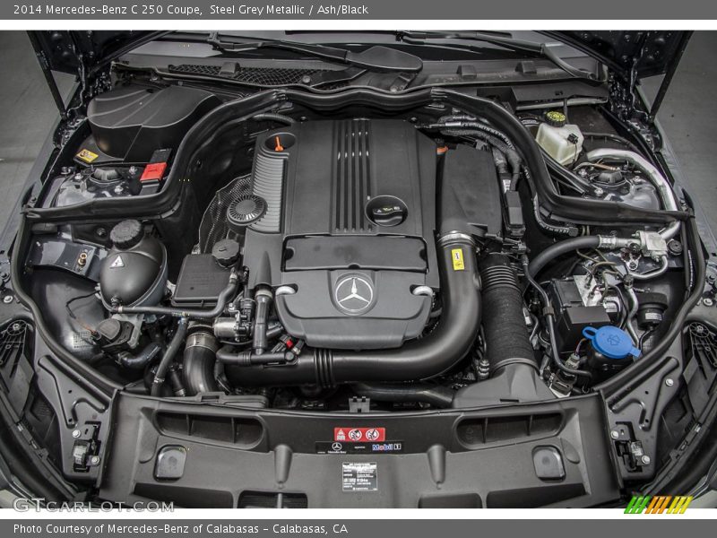 Steel Grey Metallic / Ash/Black 2014 Mercedes-Benz C 250 Coupe