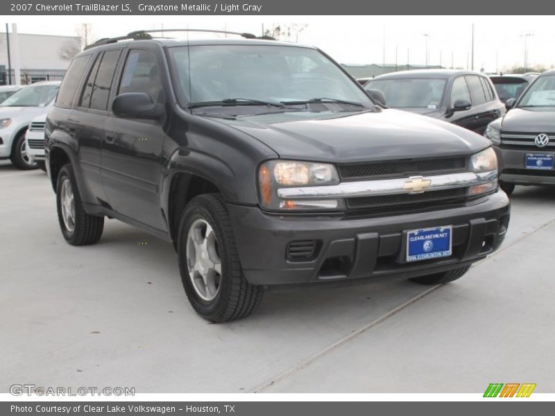 Graystone Metallic / Light Gray 2007 Chevrolet TrailBlazer LS
