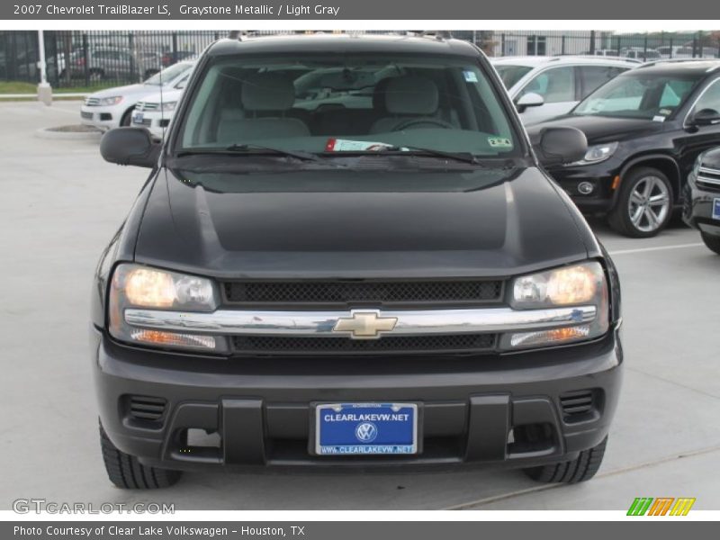 Graystone Metallic / Light Gray 2007 Chevrolet TrailBlazer LS