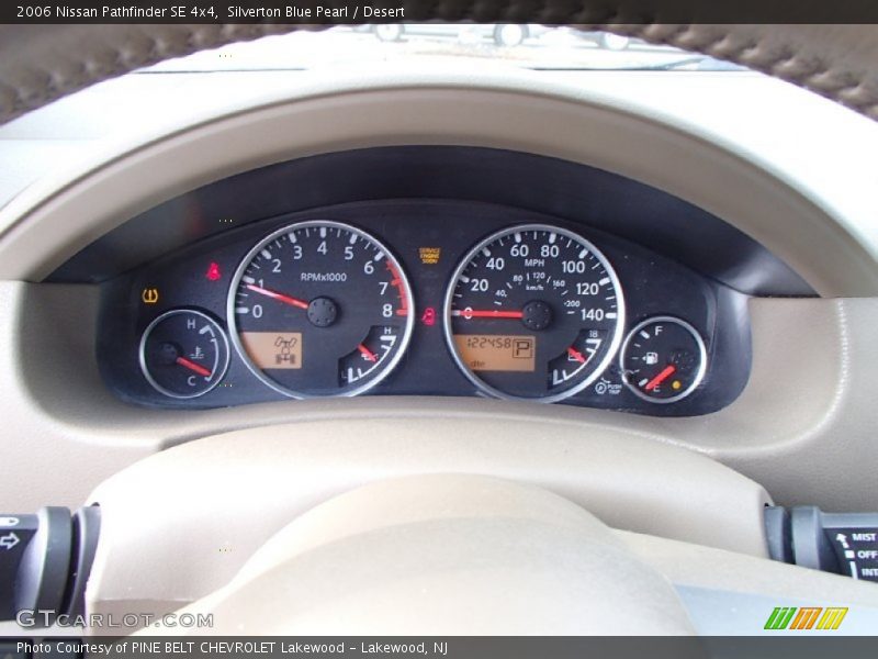 Silverton Blue Pearl / Desert 2006 Nissan Pathfinder SE 4x4