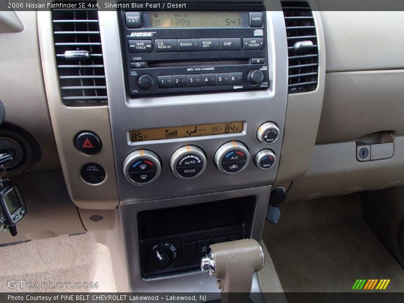 Silverton Blue Pearl / Desert 2006 Nissan Pathfinder SE 4x4