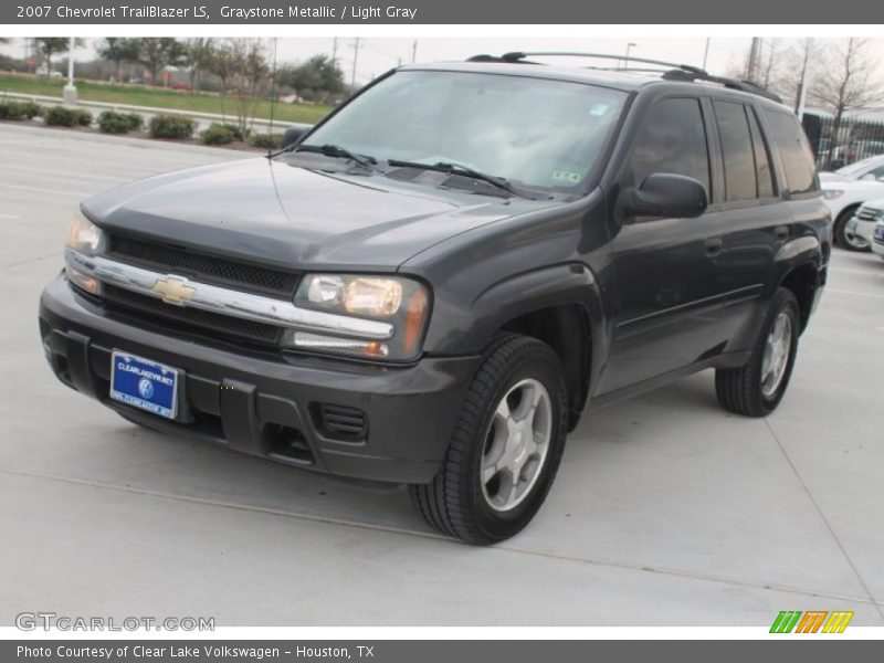 Graystone Metallic / Light Gray 2007 Chevrolet TrailBlazer LS