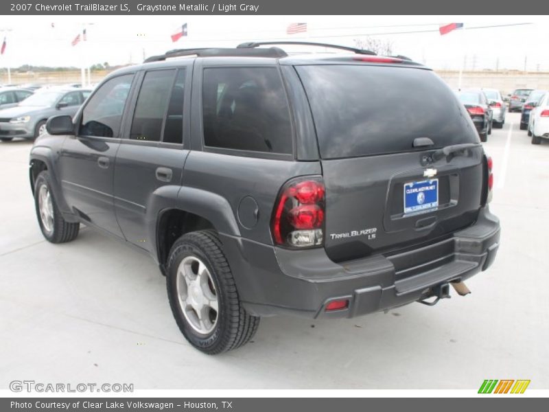Graystone Metallic / Light Gray 2007 Chevrolet TrailBlazer LS