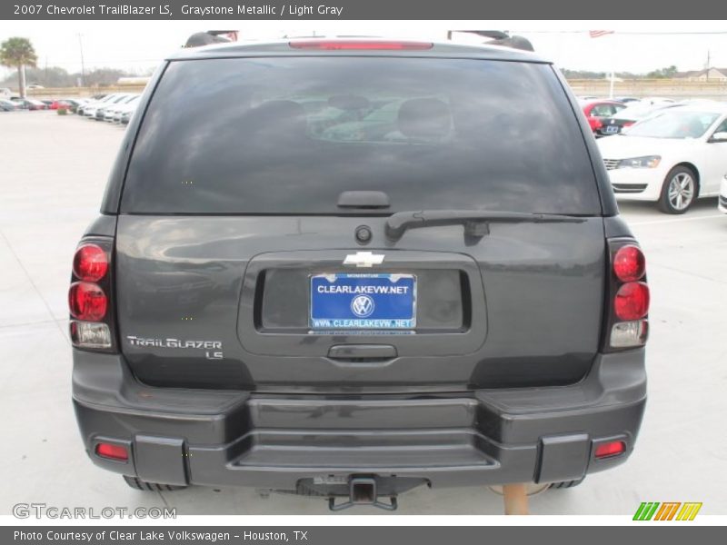 Graystone Metallic / Light Gray 2007 Chevrolet TrailBlazer LS