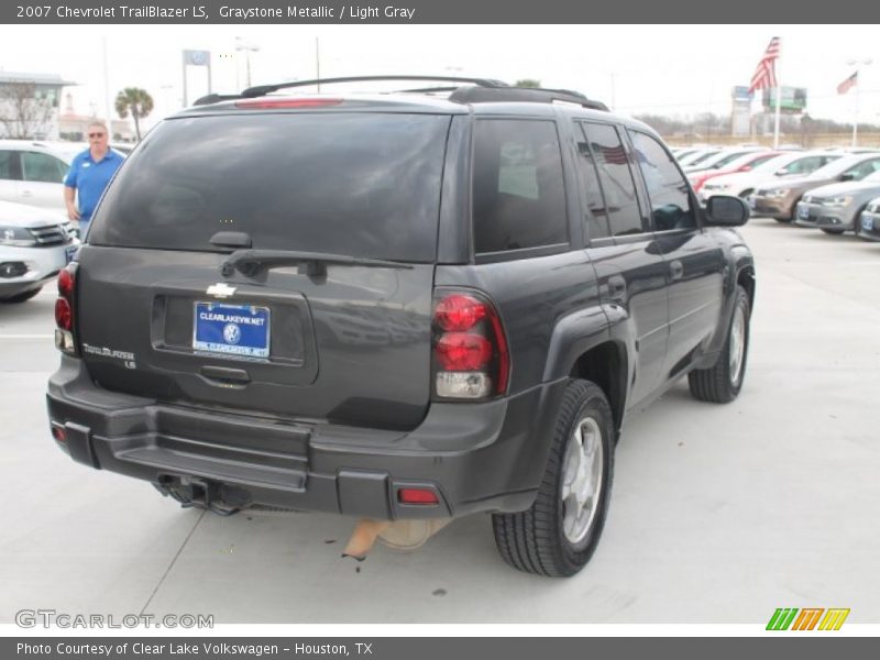 Graystone Metallic / Light Gray 2007 Chevrolet TrailBlazer LS