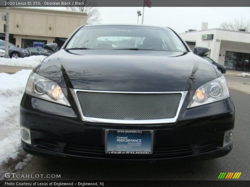 Obsidian Black / Black 2010 Lexus ES 350