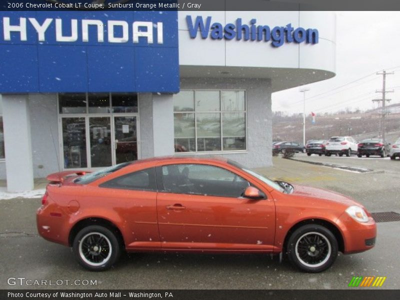 Sunburst Orange Metallic / Gray 2006 Chevrolet Cobalt LT Coupe