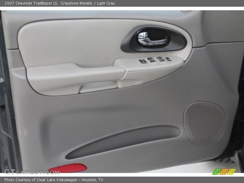 Graystone Metallic / Light Gray 2007 Chevrolet TrailBlazer LS