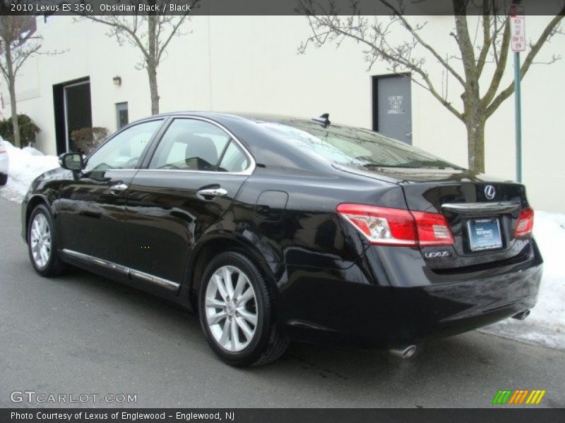 Obsidian Black / Black 2010 Lexus ES 350