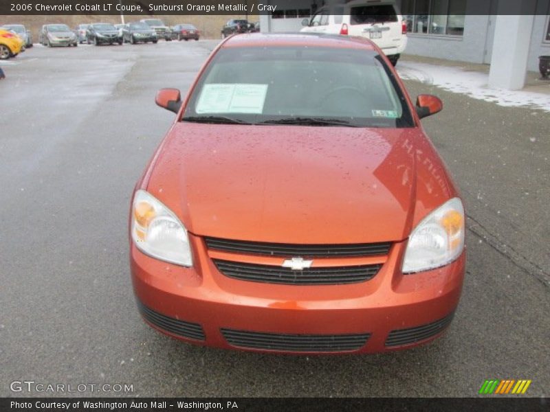 Sunburst Orange Metallic / Gray 2006 Chevrolet Cobalt LT Coupe