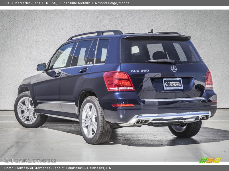 Lunar Blue Metallic / Almond Beige/Mocha 2014 Mercedes-Benz GLK 350