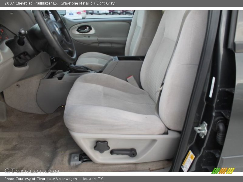 Graystone Metallic / Light Gray 2007 Chevrolet TrailBlazer LS