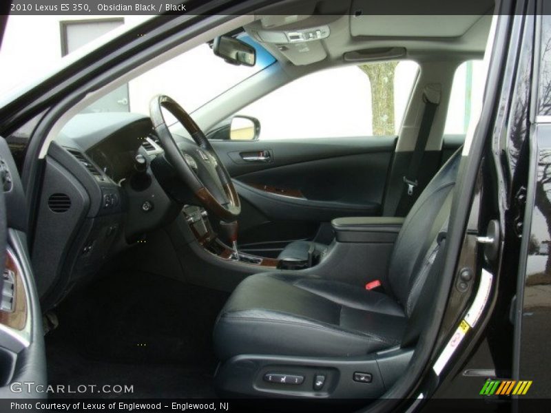 Obsidian Black / Black 2010 Lexus ES 350