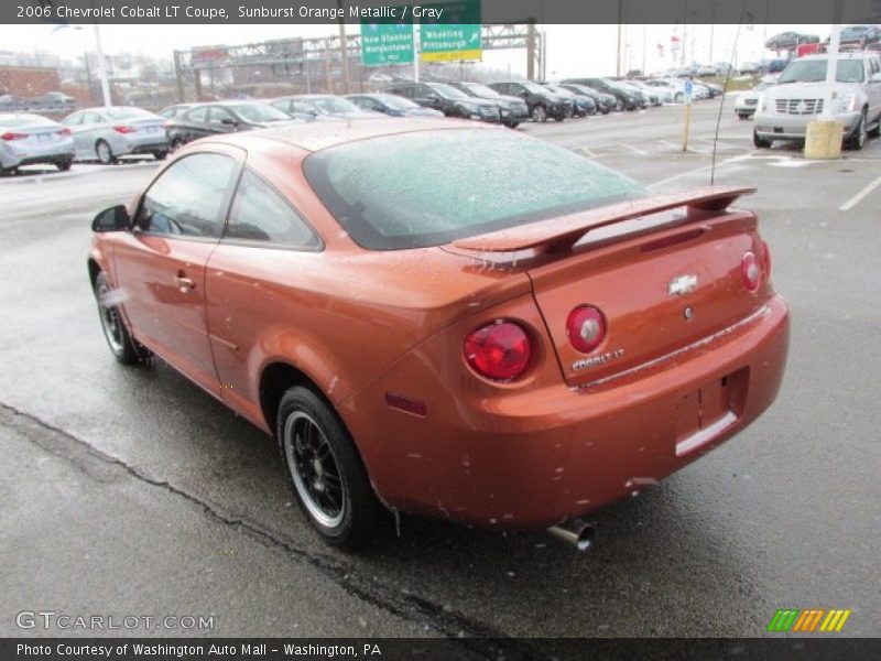 Sunburst Orange Metallic / Gray 2006 Chevrolet Cobalt LT Coupe