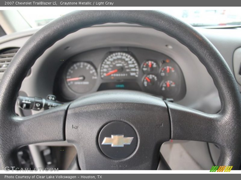 Graystone Metallic / Light Gray 2007 Chevrolet TrailBlazer LS