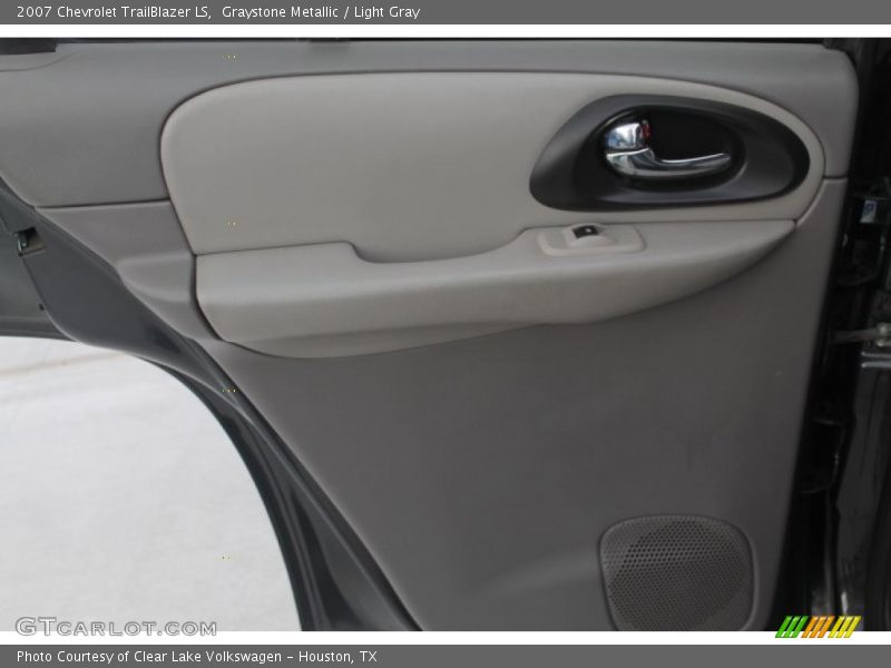 Graystone Metallic / Light Gray 2007 Chevrolet TrailBlazer LS