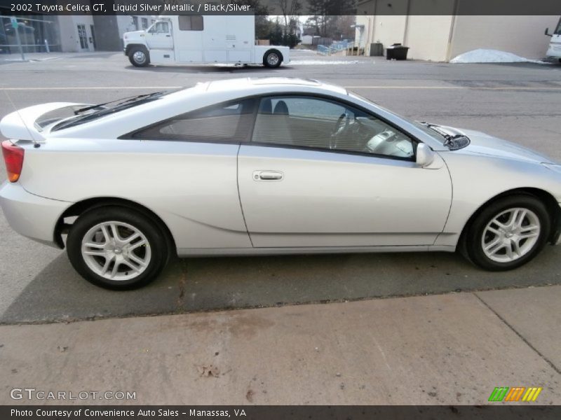 Liquid Silver Metallic / Black/Silver 2002 Toyota Celica GT