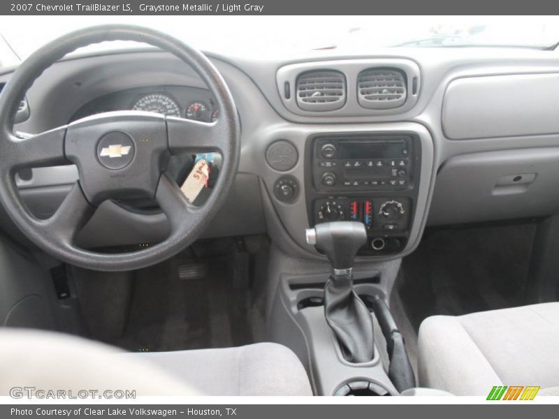 Graystone Metallic / Light Gray 2007 Chevrolet TrailBlazer LS
