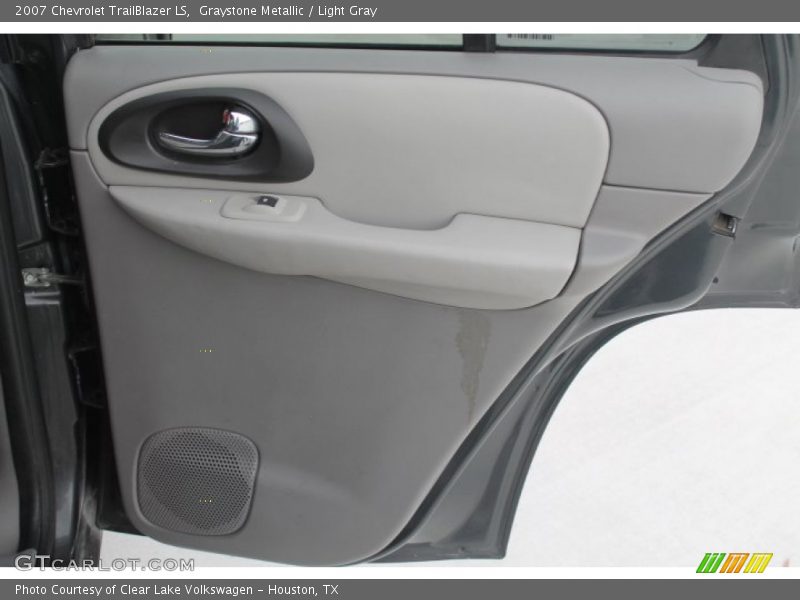 Graystone Metallic / Light Gray 2007 Chevrolet TrailBlazer LS