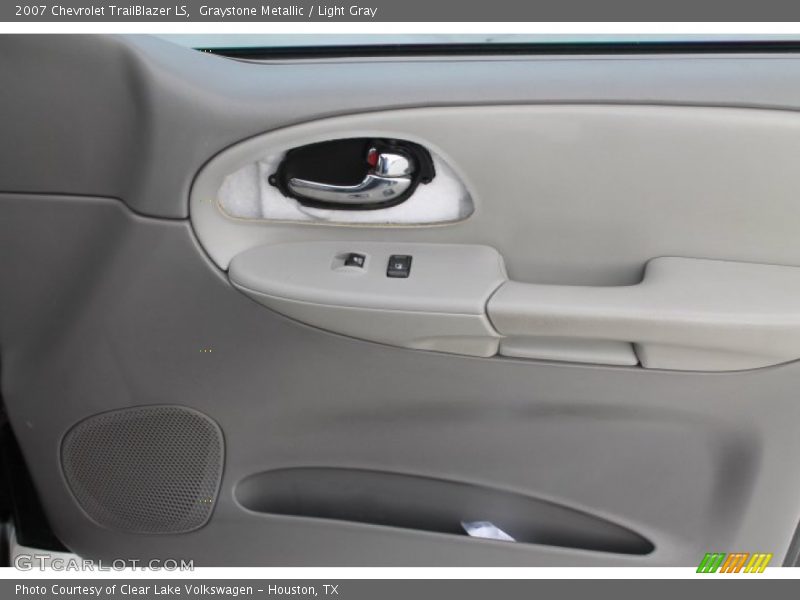 Graystone Metallic / Light Gray 2007 Chevrolet TrailBlazer LS
