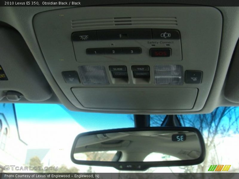 Obsidian Black / Black 2010 Lexus ES 350