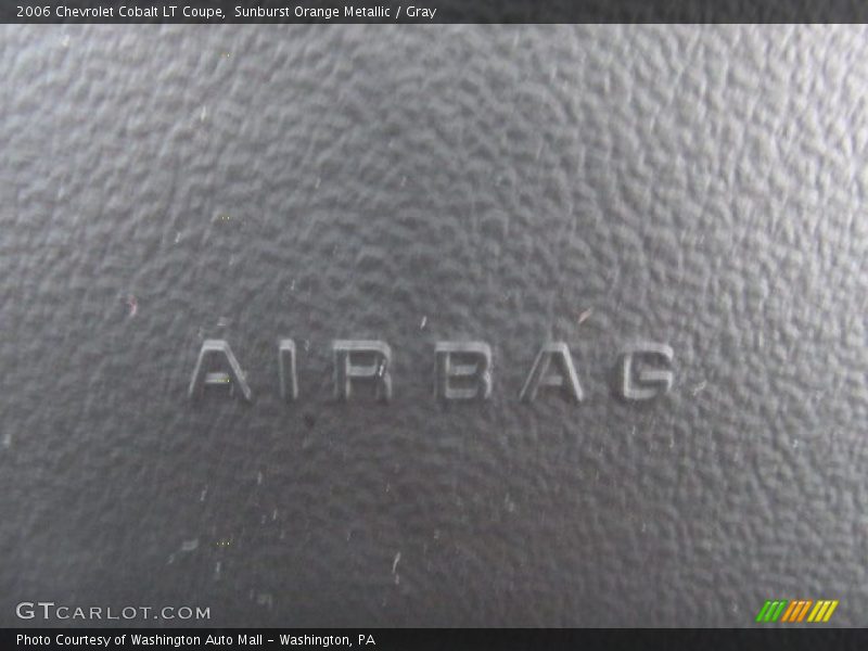Sunburst Orange Metallic / Gray 2006 Chevrolet Cobalt LT Coupe