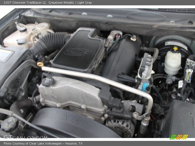 Graystone Metallic / Light Gray 2007 Chevrolet TrailBlazer LS