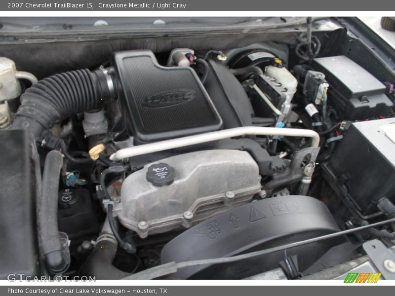 Graystone Metallic / Light Gray 2007 Chevrolet TrailBlazer LS