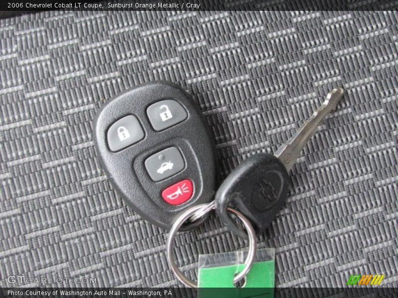 Sunburst Orange Metallic / Gray 2006 Chevrolet Cobalt LT Coupe